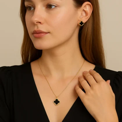 Black Clover Necklace