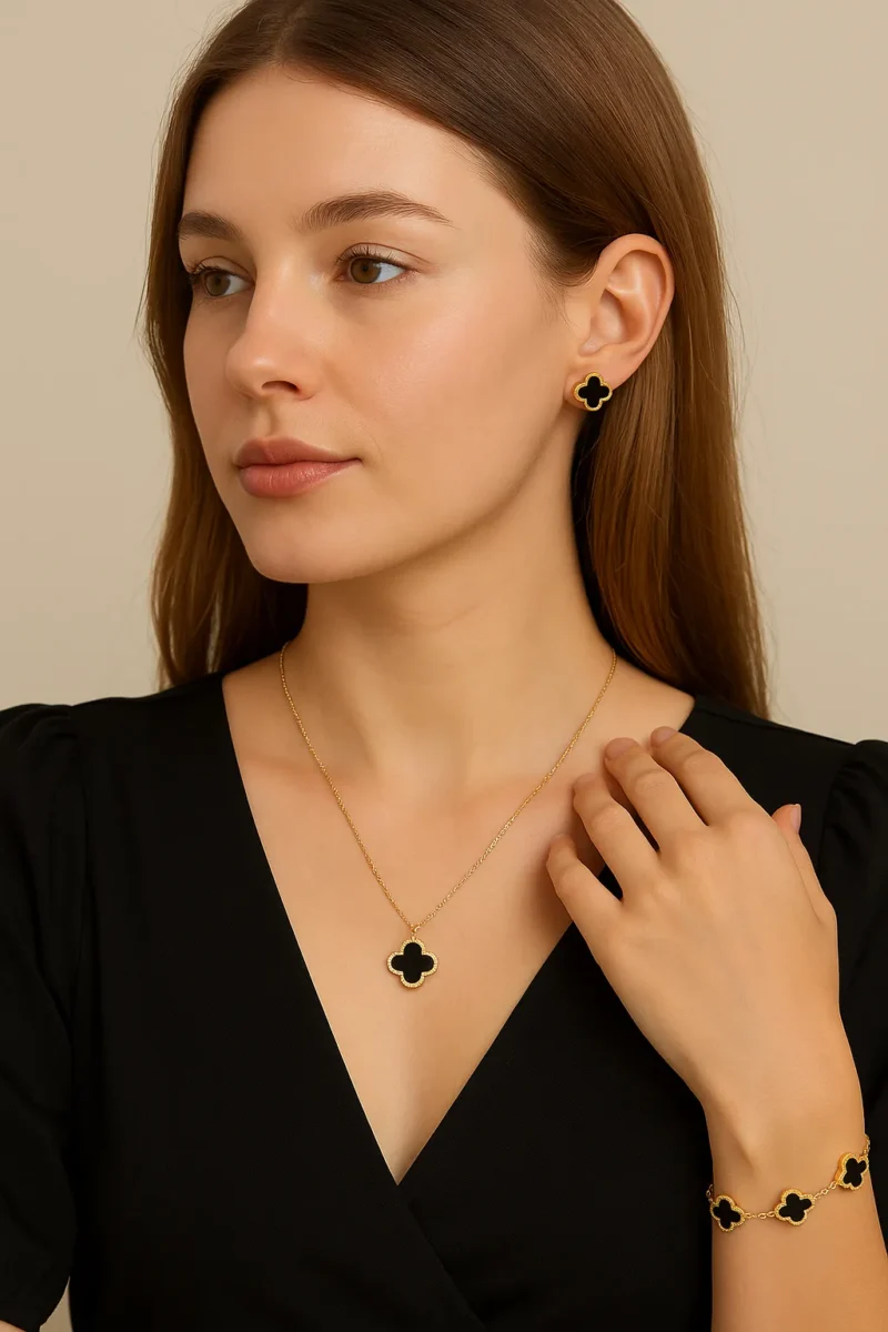 Black Clover Necklace