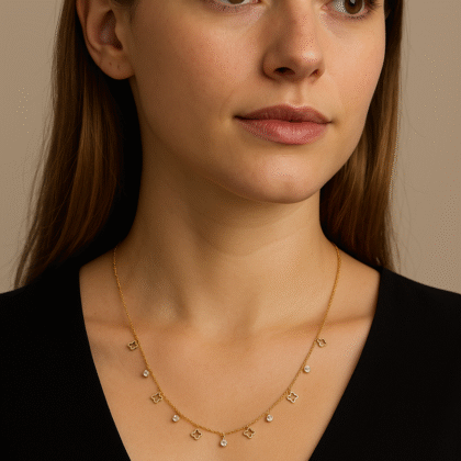 Dangling Clover Necklace