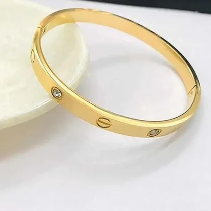 Studded Cartier Bangle