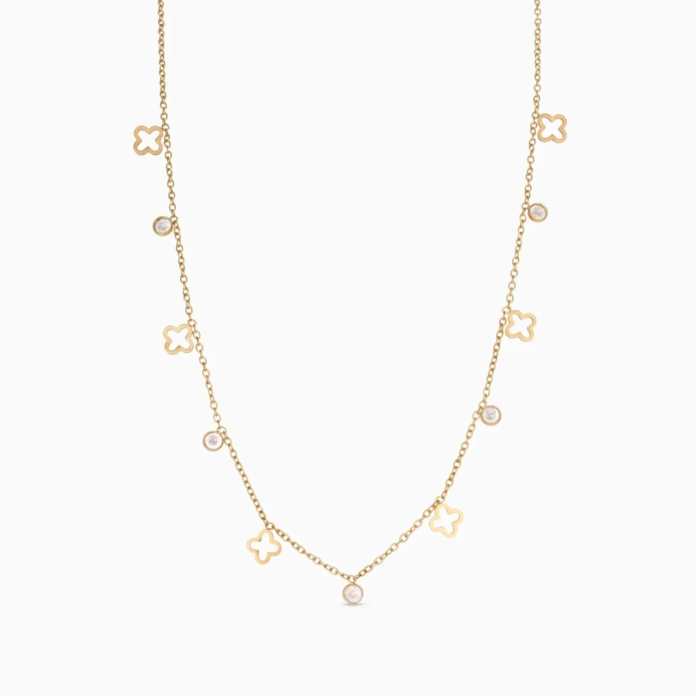 Dangling Clover Necklace