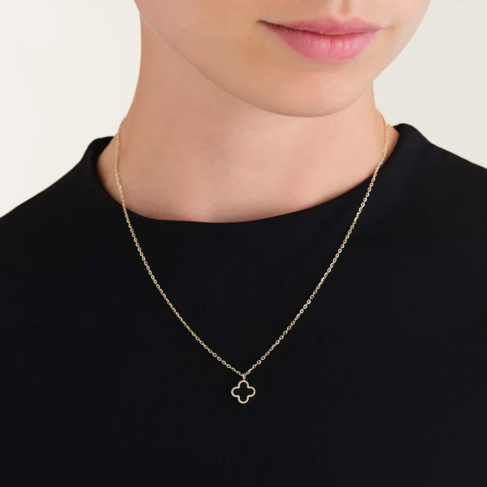 Black Clover Necklace