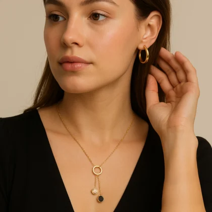 Dangling Roman Necklace