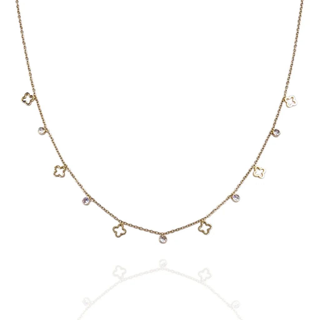 Dangling Clover Necklace