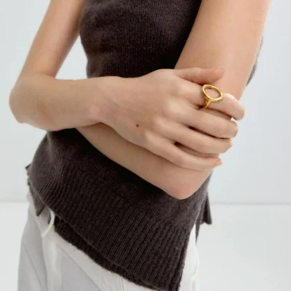 Oval Band Ring