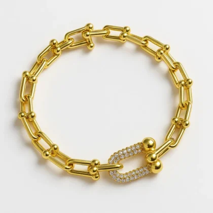 U-Link Diamond Bracelet