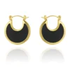 Black Retro Hoops